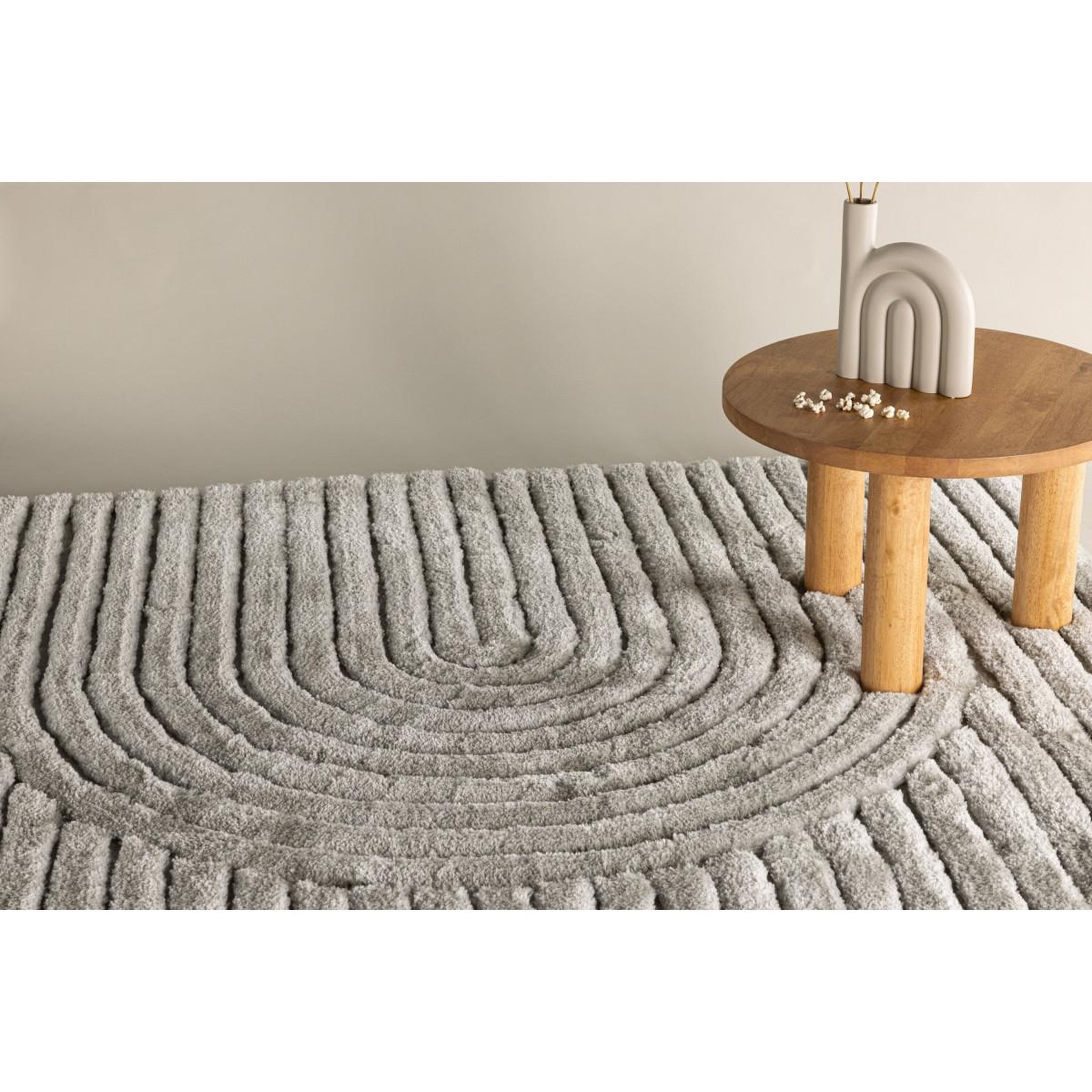 Voir la diapositive 4 : Paris Prix Tapis déco texturé  niklas  200x290cm grège