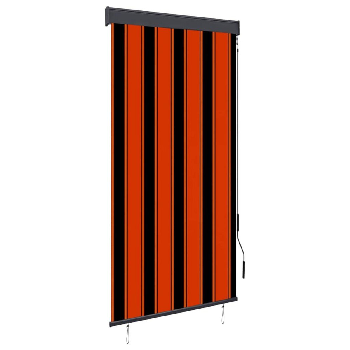 VIDAXL Store roulant d'exterieur 80x250 cm Orange et marron