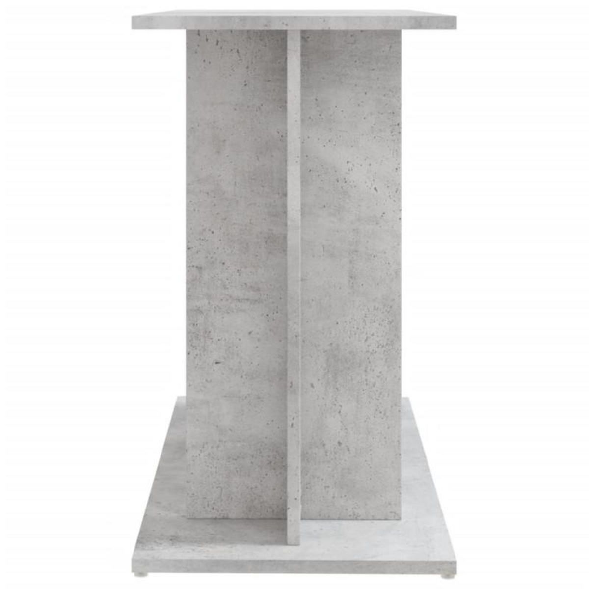 VIDAXL Support pour aquarium gris béton 80x35x60 cm bois d ingénierie