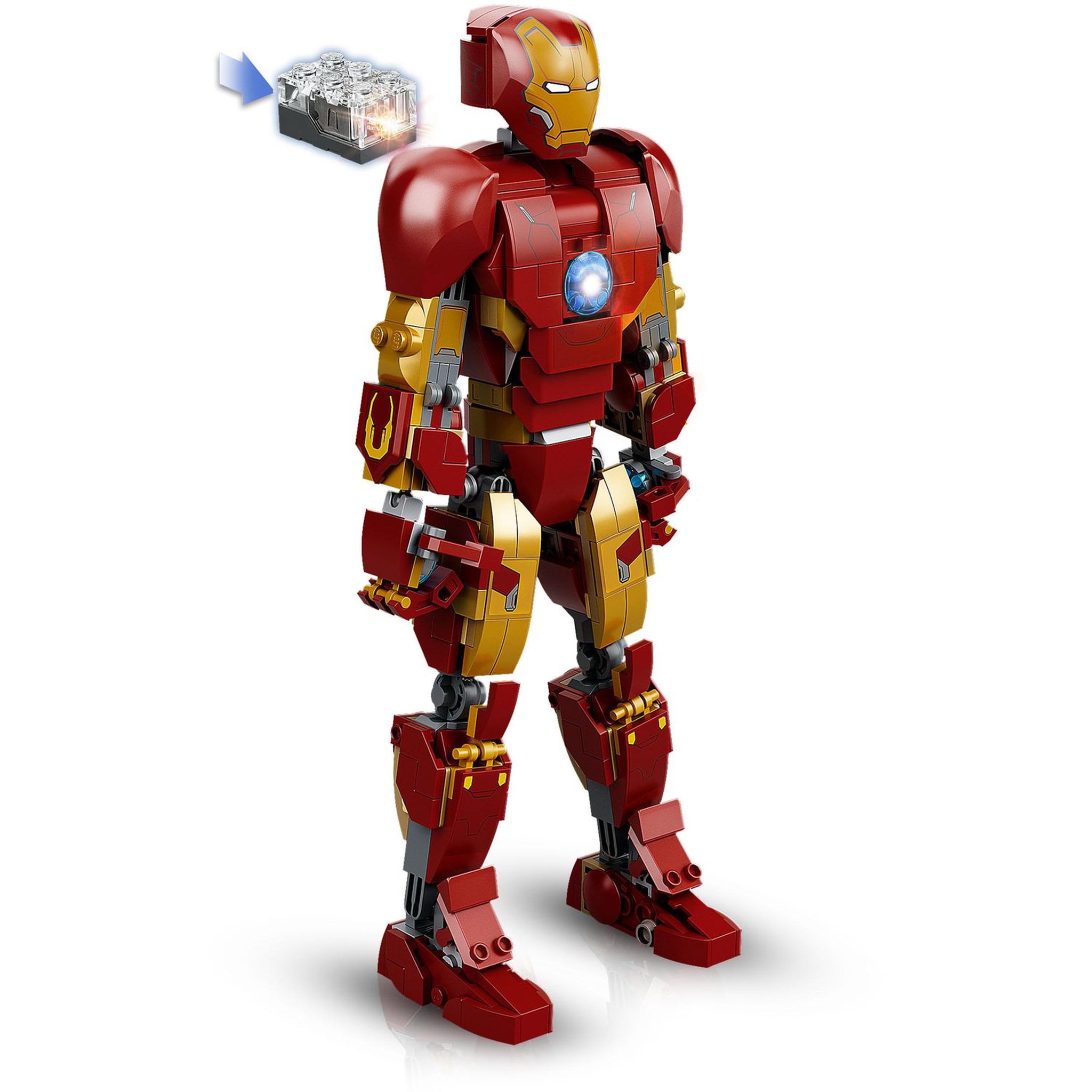 Voir la diapositive 6 : LEGO Marvel 76206 L&rsquo;Armure Articulée d&rsquo;Iron Man, Jouet de Construction pour Enfants, Set Infinity Saga