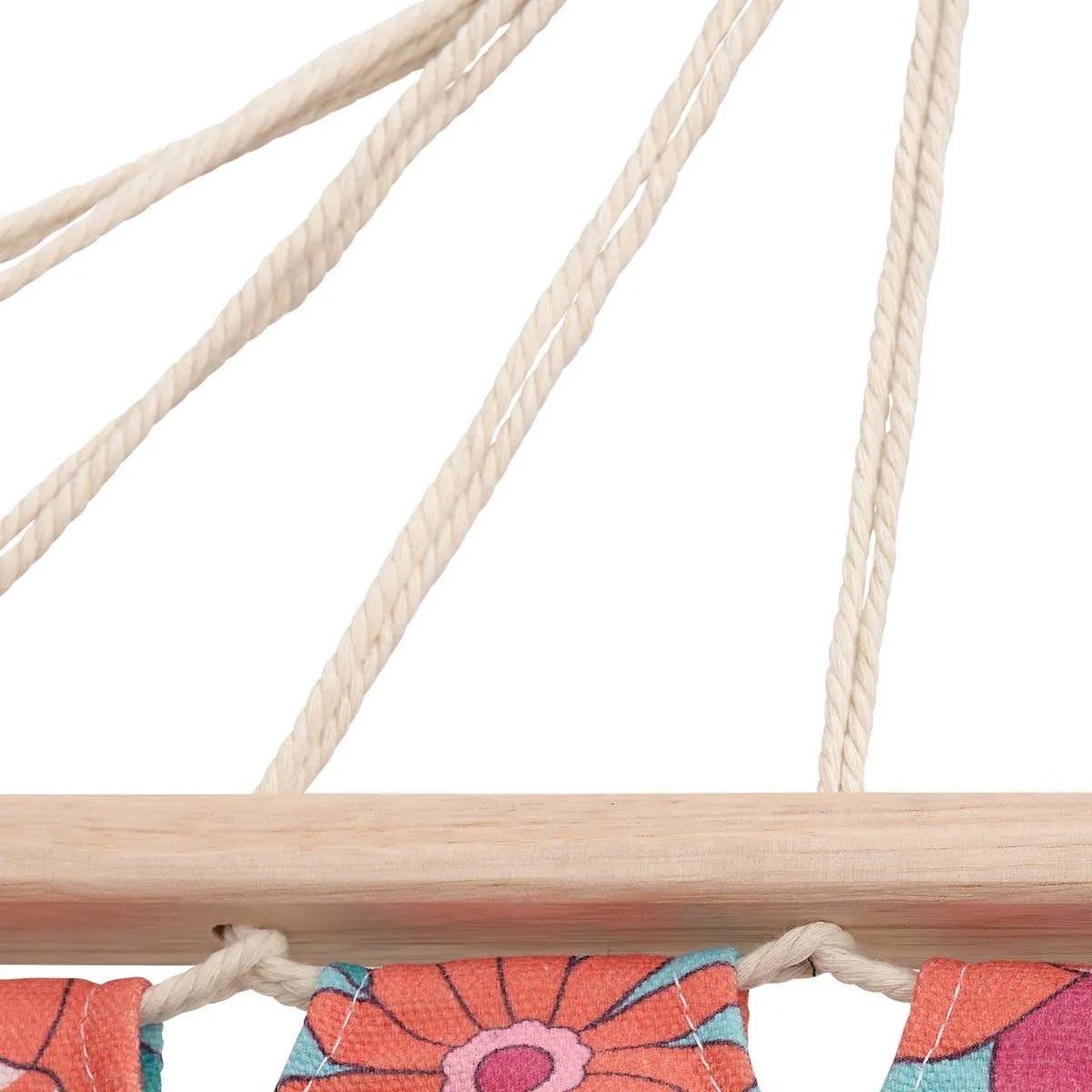 Voir la diapositive 4 : FIVE Hamac fleuri en tissu  chachapop  270cm multicolore