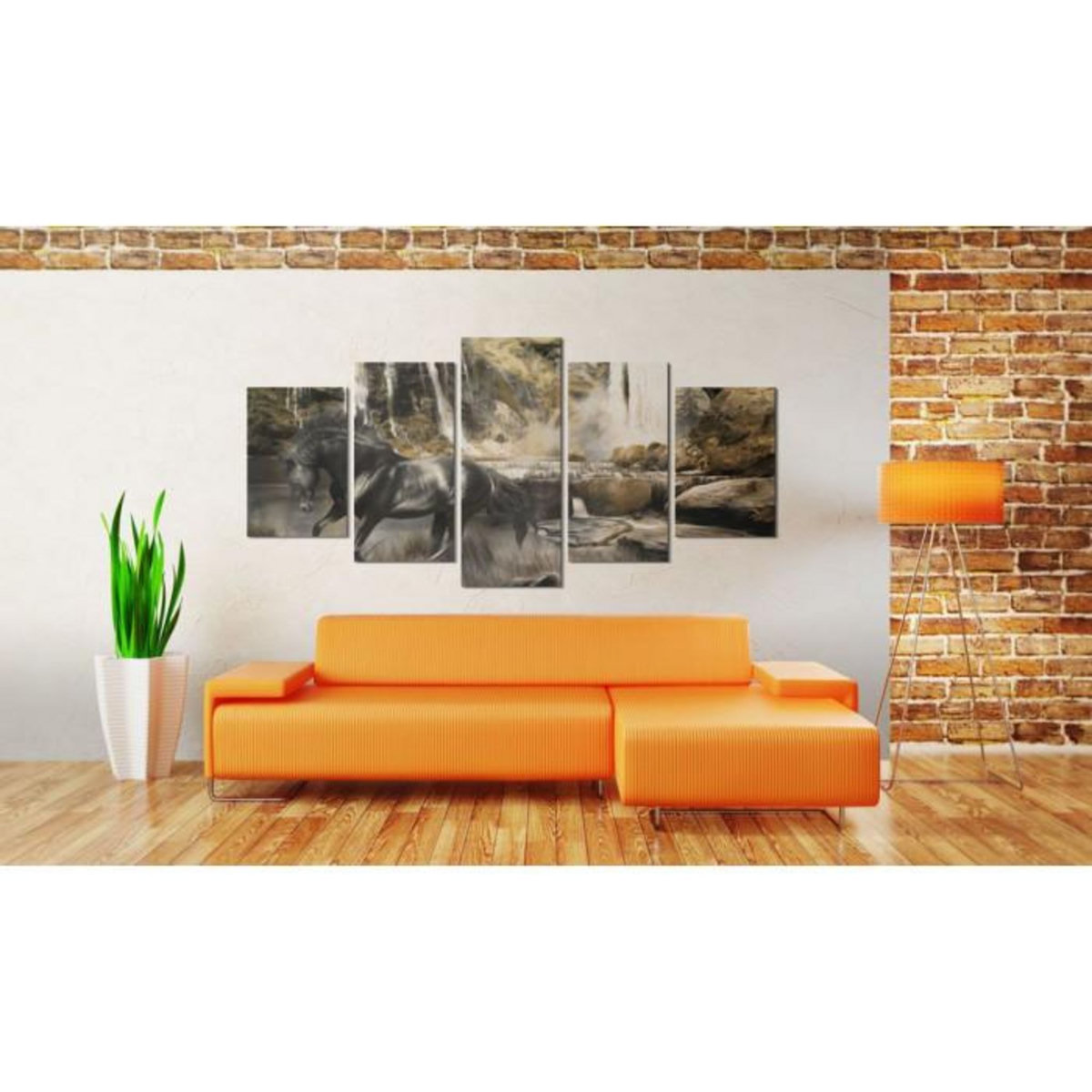 Paris Prix Tableau Imprimé  Brouillard au dessus de Cascade