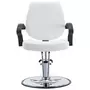 VIDAXL Chaise de coiffeur Similicuir Blanc