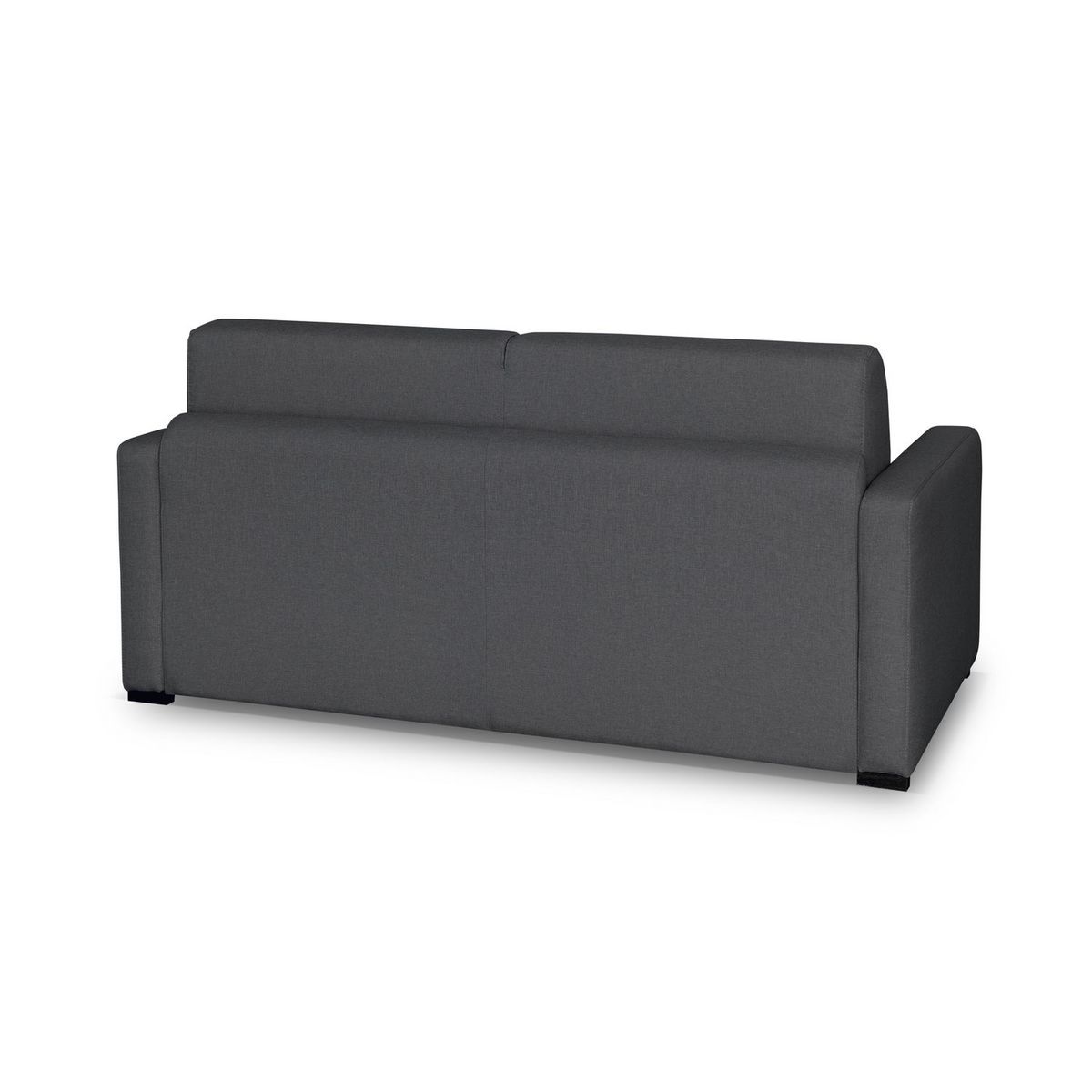 Canapé convertible système couchage express matelas 140x190 17cm 3 places en tissu DYLAN 