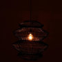 Voir la diapositive 2 : Paris Prix Suspension Design  Corde  57cm Noir