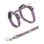 Trixie Junior harnais chaton avec laisse - TRIXIE - Motif chat - 21–33 cm / 8 mm - 1,20 m