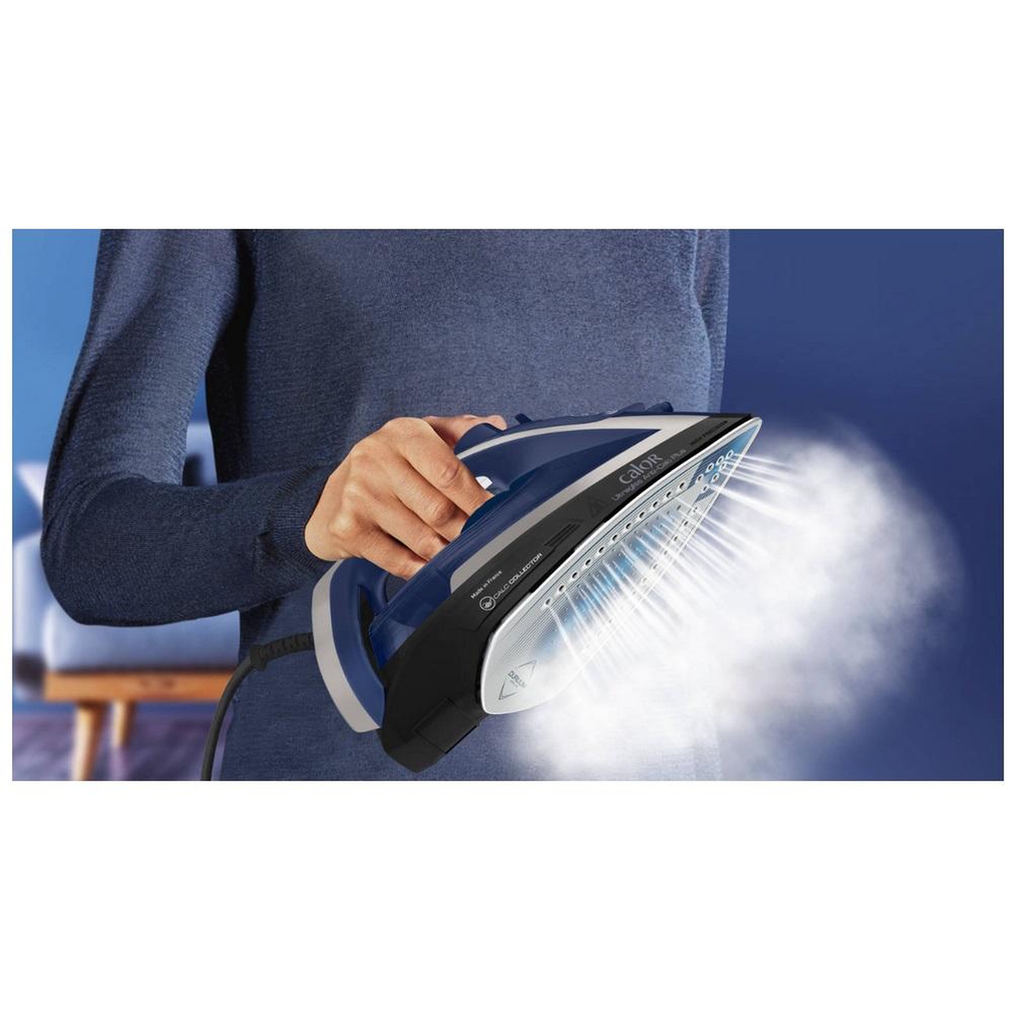 Voir la diapositive 4 : CALOR Fer à repasser vapeur 2800w 50g/mn - FV6846C0