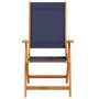 Voir la diapositive 4 : VIDAXL Chaises pliables de jardin lot de 2 bois d'acacia et textilene