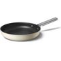 Voir la diapositive 1 : SMEG Poêle diam 28 cm tout feux creme mat