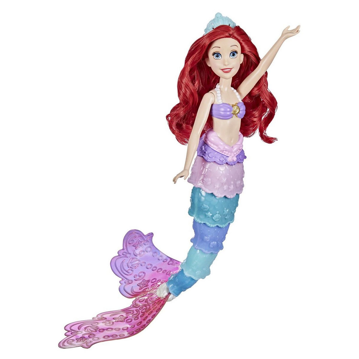 HASBRO Disney Princesses Poupée Ariel sirène Arc-en-ciel