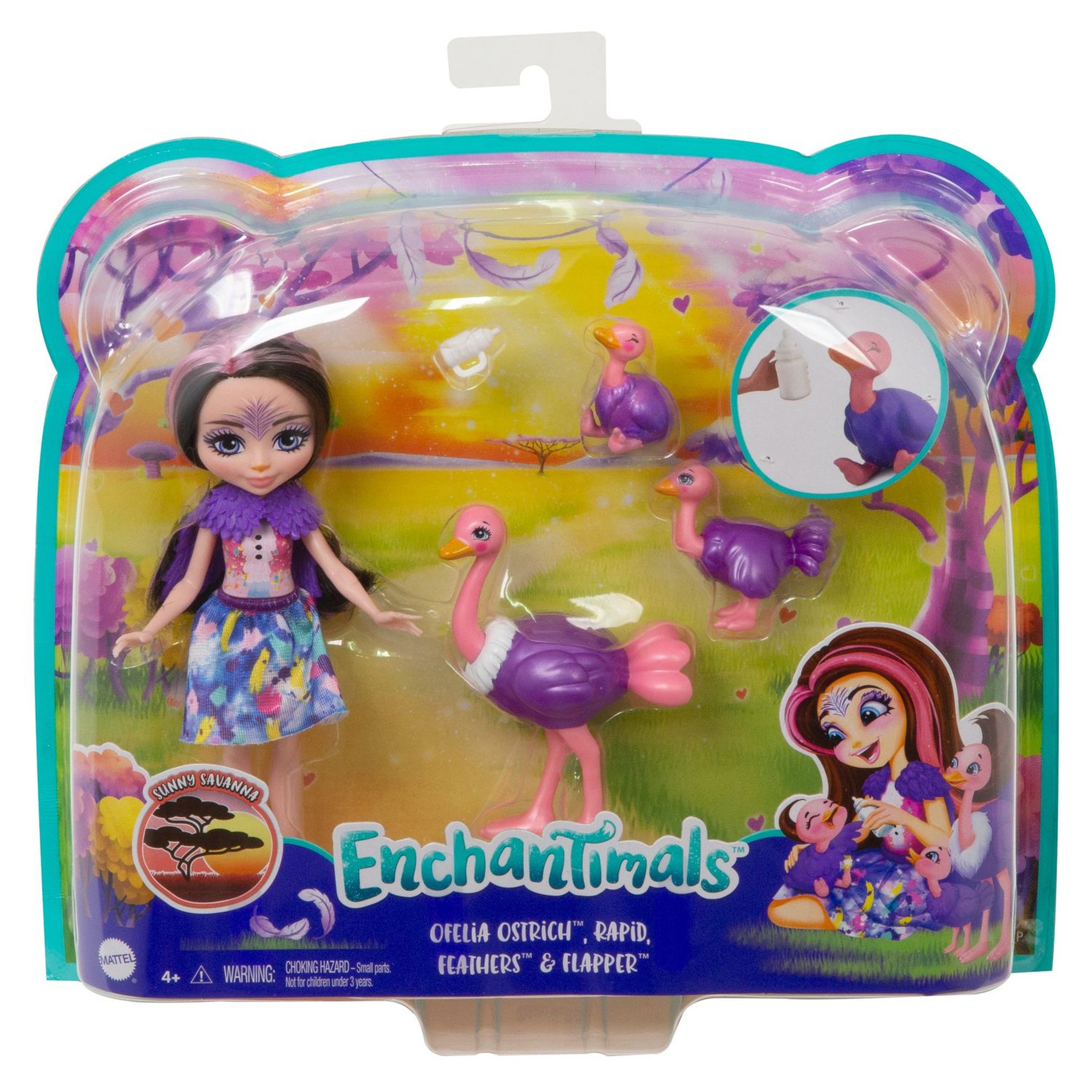 Voir la diapositive 8 : MATTEL Enchantimals famille animaux - Ofelia ostrich