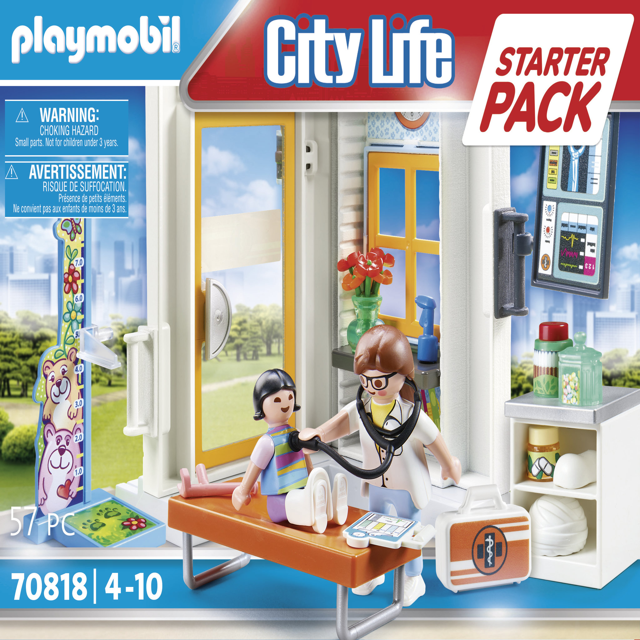 Voir la diapositive 6 : PLAYMOBIL 70818 - City Life Cabinet de pédiatre
