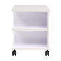 Voir la diapositive 3 : VIDAXL Etagere a roulettes 50x35x42 cm Blanc