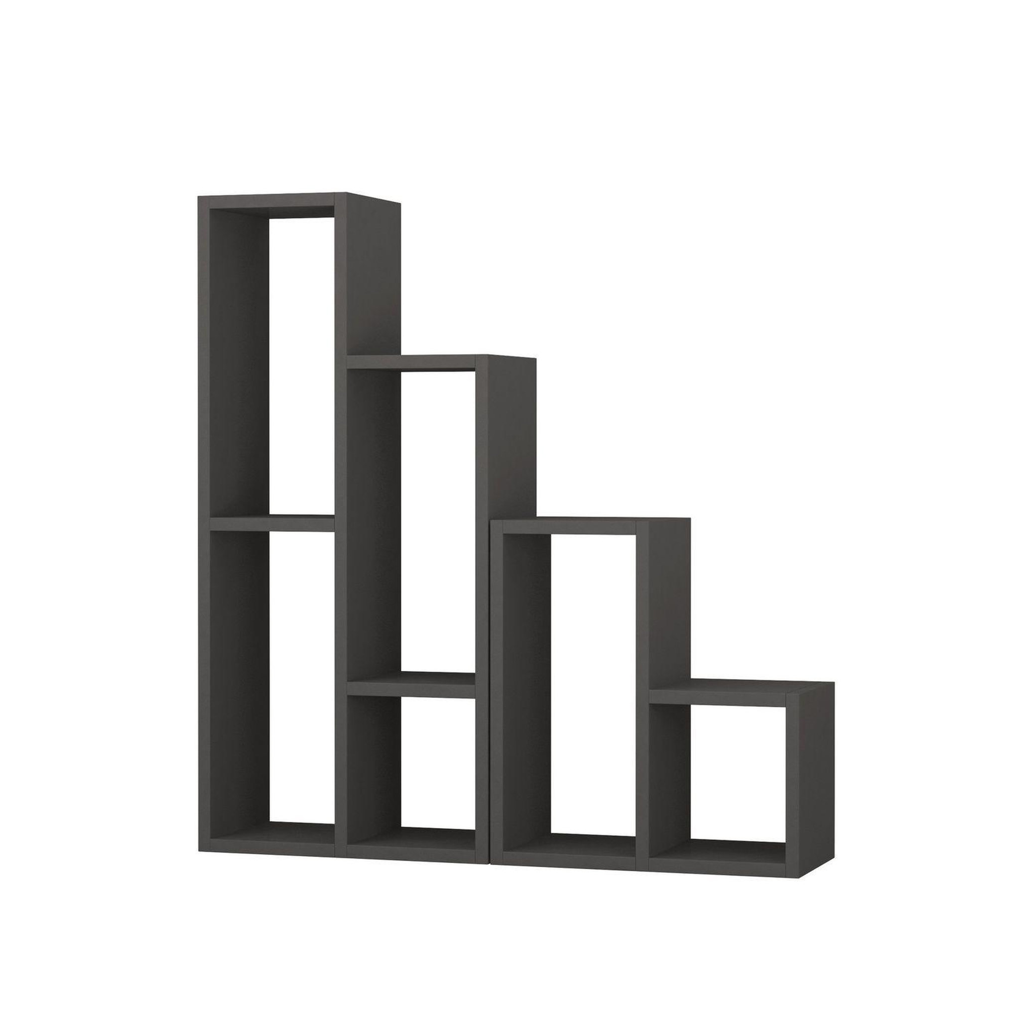 TOILINUX Bibliothèque Sule. Coloris disponibles : Gris, Blanc, Beige