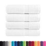 Voir la diapositive 2 : VIDAXL Essuie mains de qualité supérieure SOLUND 4 pcs blanc 600 g m²