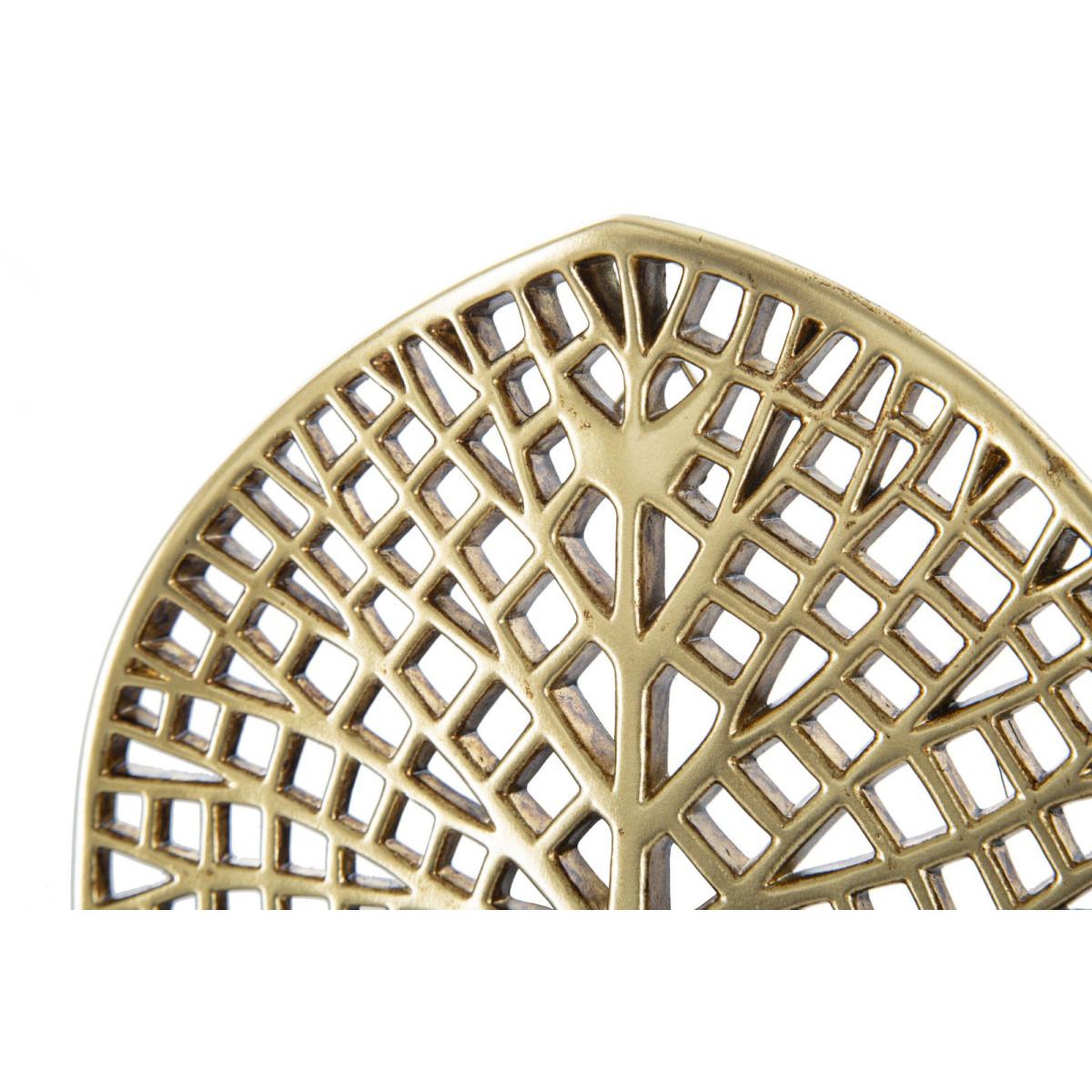 Voir la diapositive 4 : Paris Prix Bougeoir mural design  lotus  22cm or