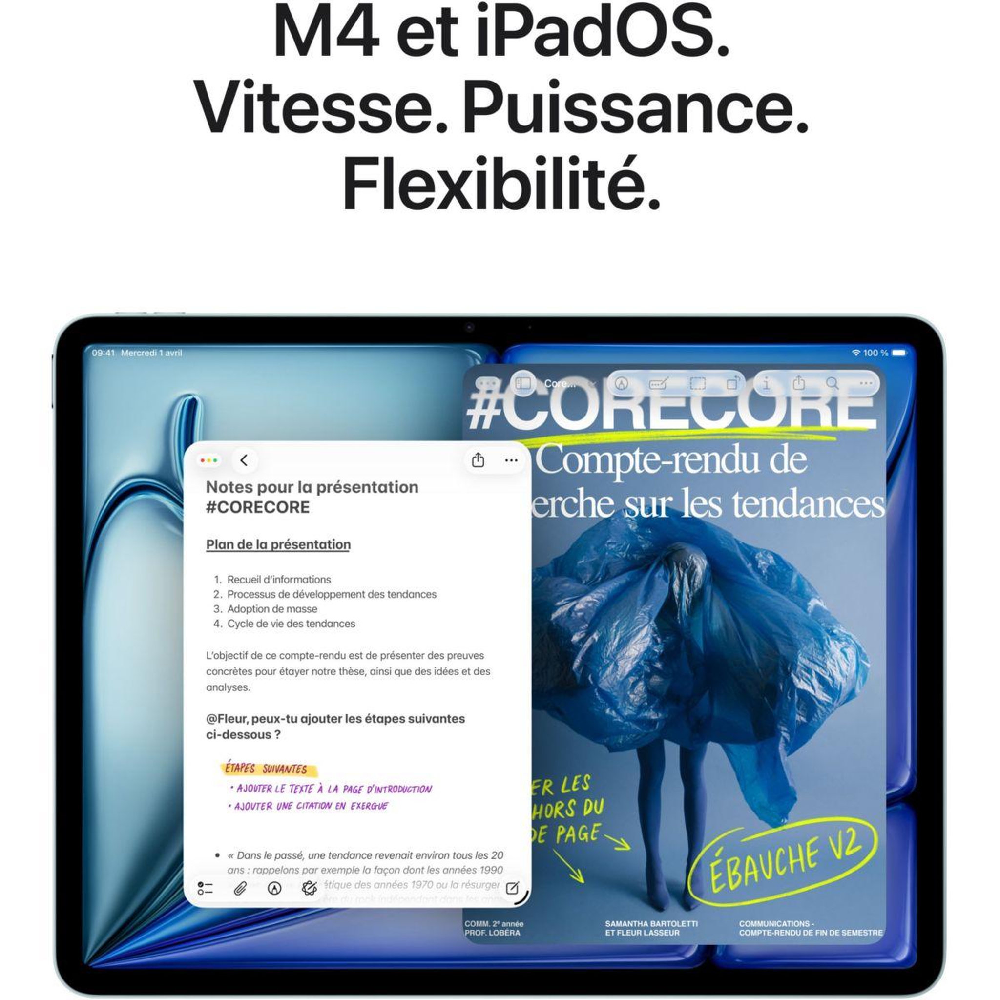 Voir la diapositive 4 : APPLE Tablette Apple Air 13 M4 1To Lumière Stellaire 2026