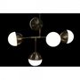 Voir la diapositive 2 : MARKET24 Suspension DKD Home Decor Métal Verre Doré (74 x 52 x 168 cm)