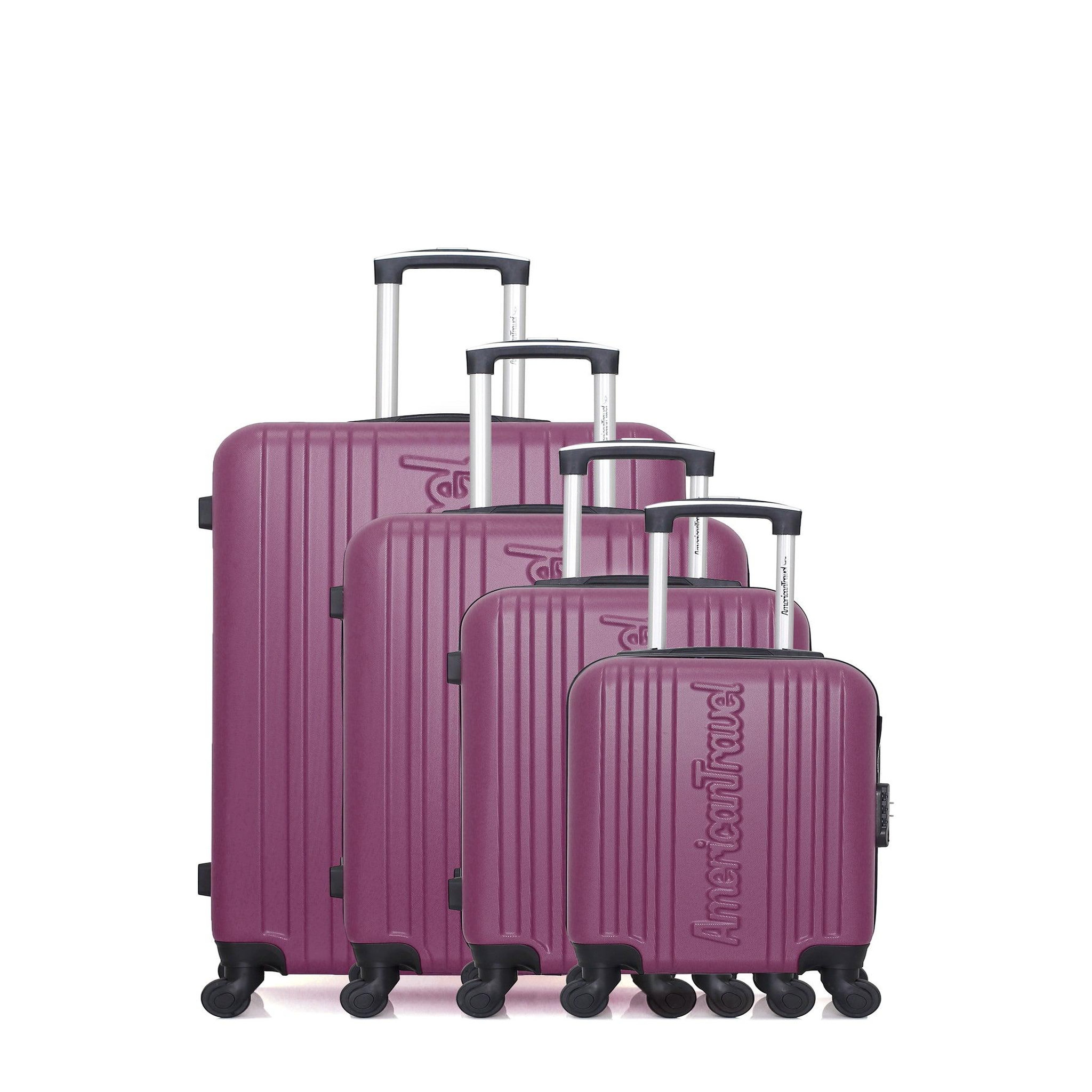 AMERICAN TRAVEL American travel - set de 4 valises springfield-m 75 cm 4 roues