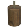 Voir la diapositive 2 : Rendez vous déco Table d'appoint ronde en bois de manguier et résine  D45 cm-Slimi