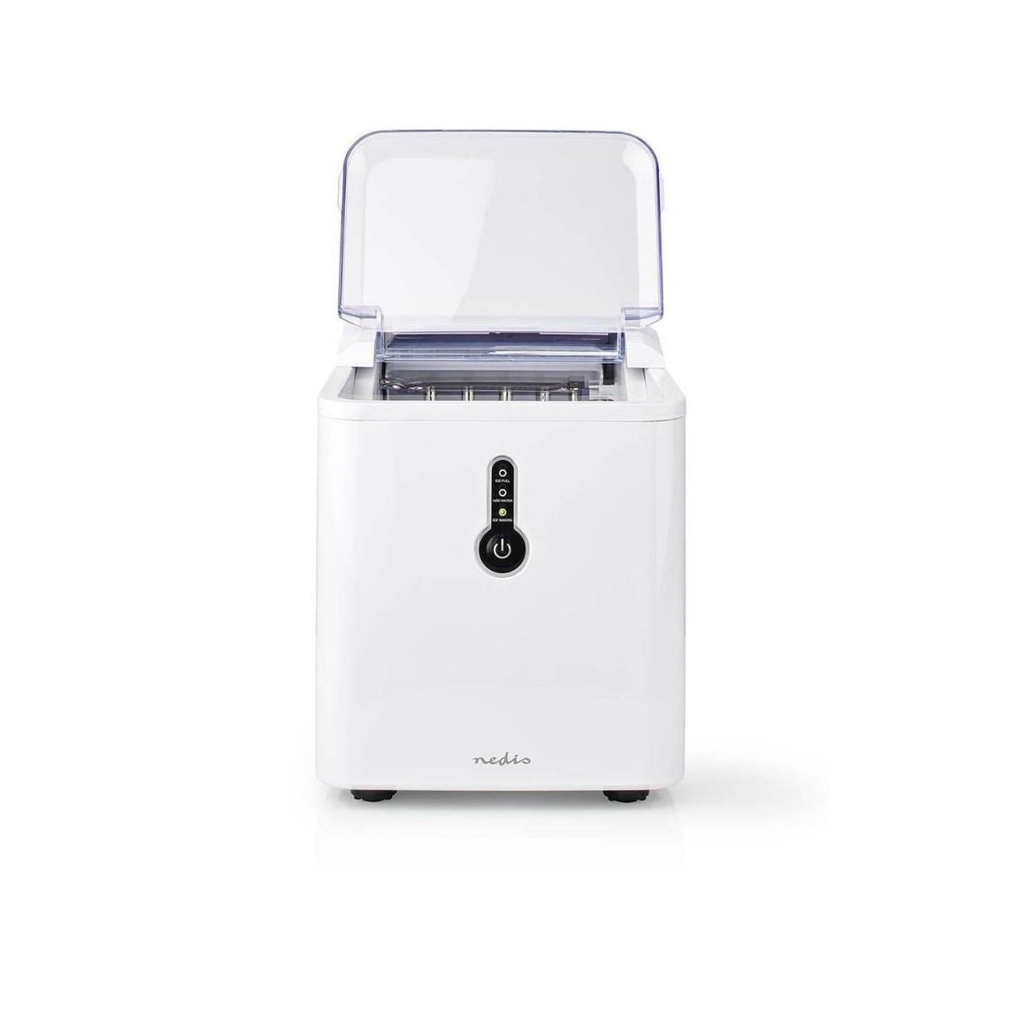 Voir la diapositive 2 : NEDIS Machine à glaçons 120w 12kg/24h - KAIC100FWT