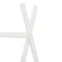IDIMEX Lit tipi ELIN lit enfant simple en bois type montessori, 90 x 200 cm, en pin massif lasuré blanc
