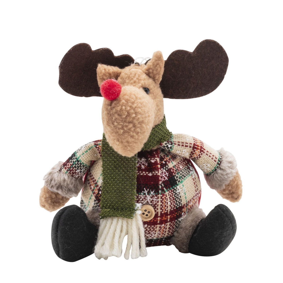 WERKAPRO Peluche assise renne 25cm