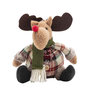 Voir la diapositive 1 : WERKAPRO Peluche assise renne 25cm