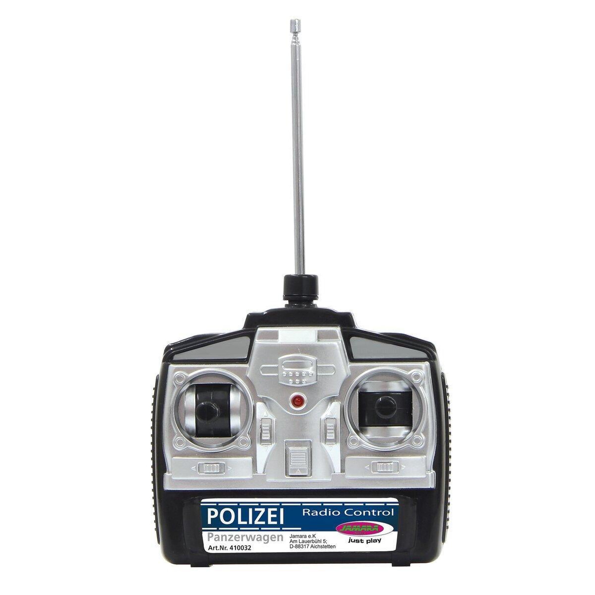 Voir la diapositive 3 : Jamara Police véhicule blindé monstertruck 1:12 27mhz led incl. Batterie  and  chargeur inkl. Akku  and  ladegerät