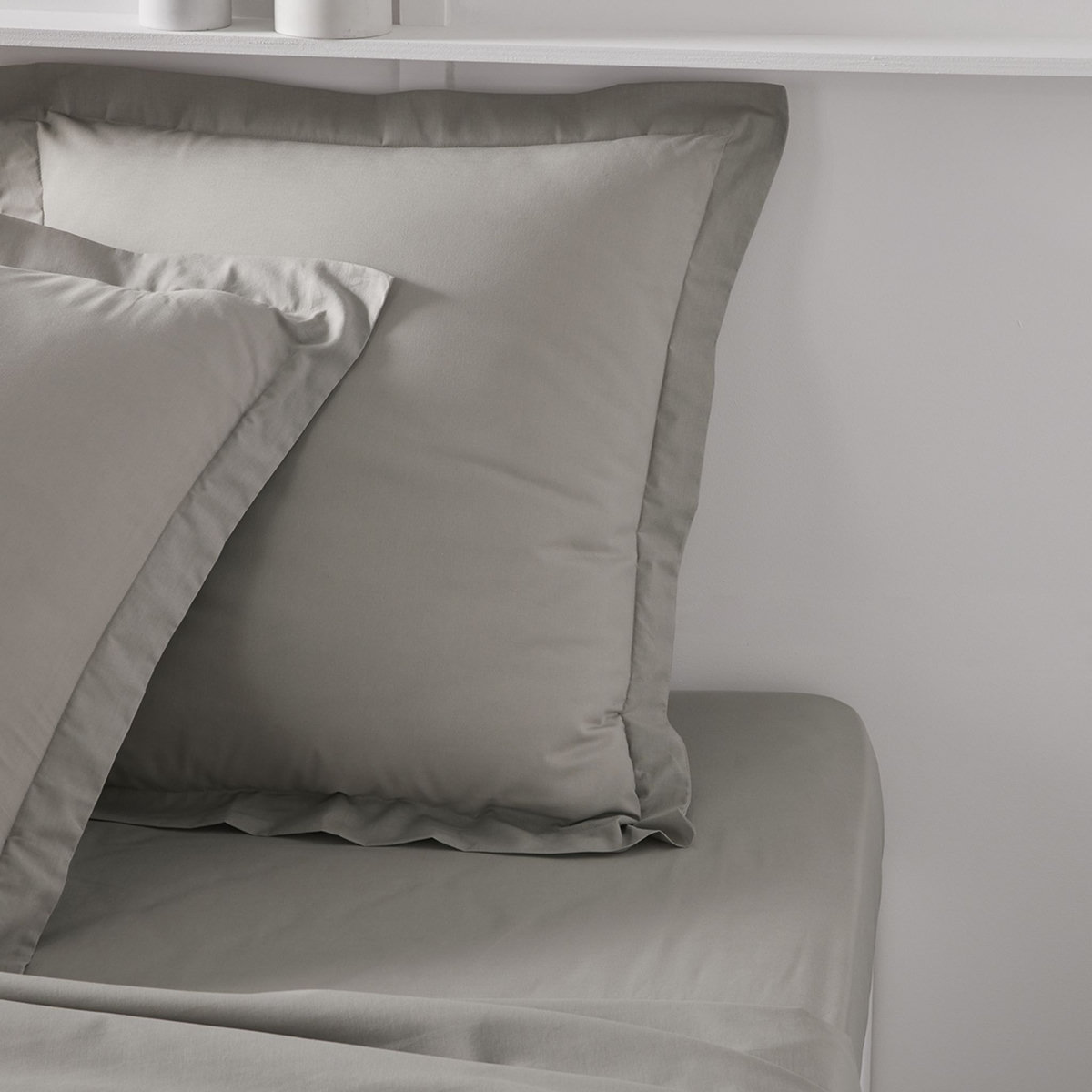 TODAY Taie d'oreiller unie en Coton 57 fils ORGANIC 