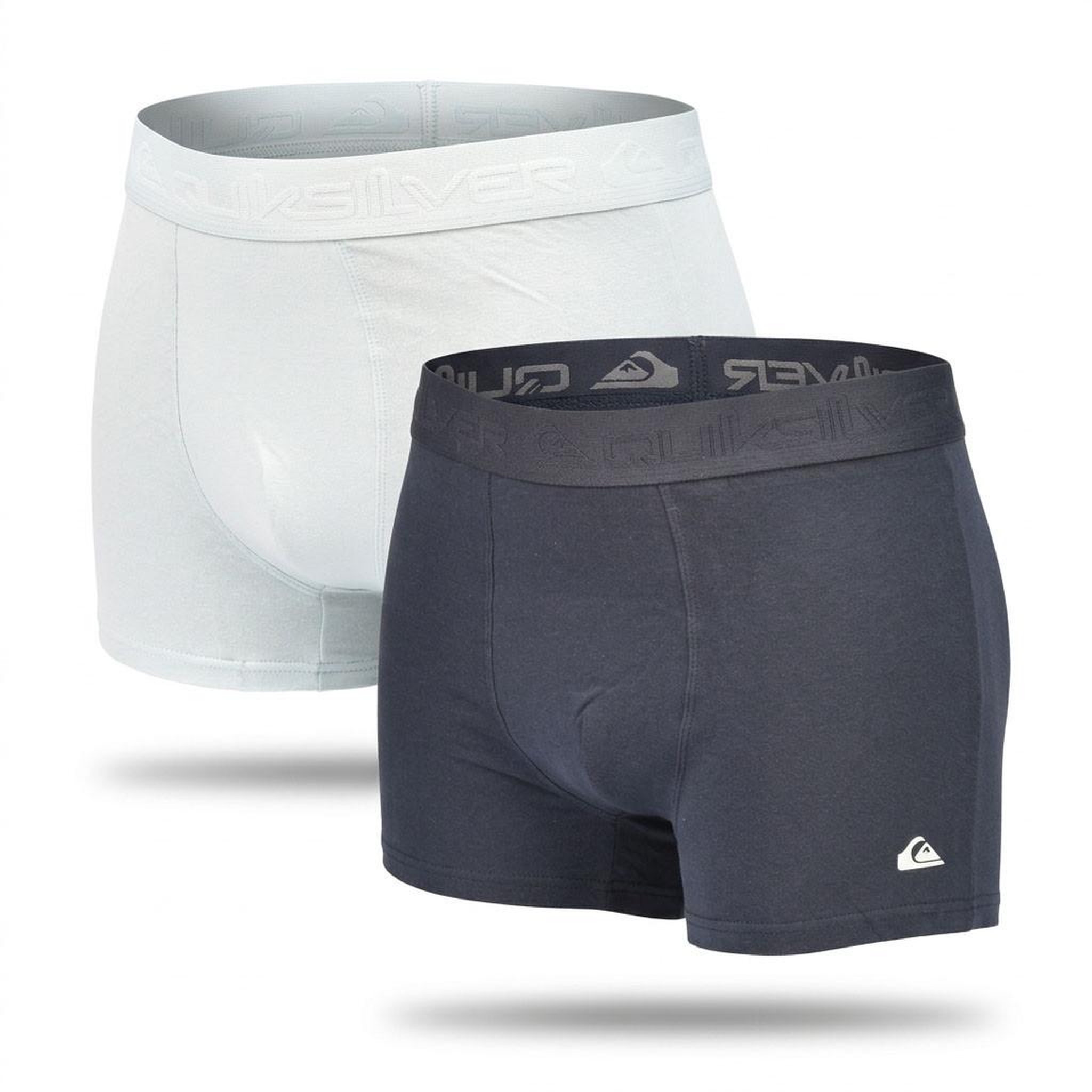 Voir la diapositive 1 : QUIKSILVER Quiksilver – Pack 2 Boxers Homme Confort Coton Stretch