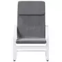 VIDAXL Chaise de relaxation Gris fonce Tissu
