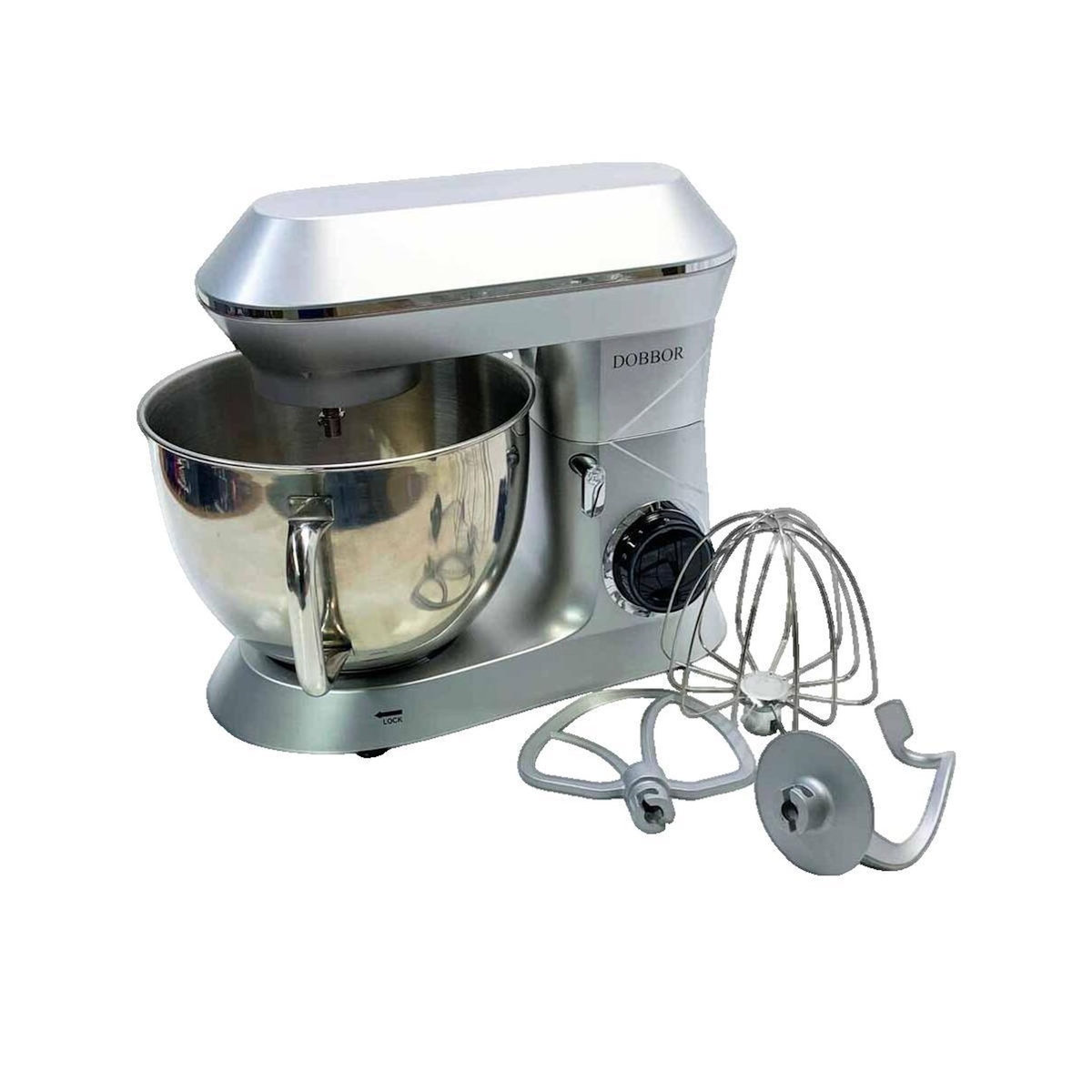 DROBO Robot pâtissier Dobbor SM-1553 1500W 7 vitesses 9.5L inox