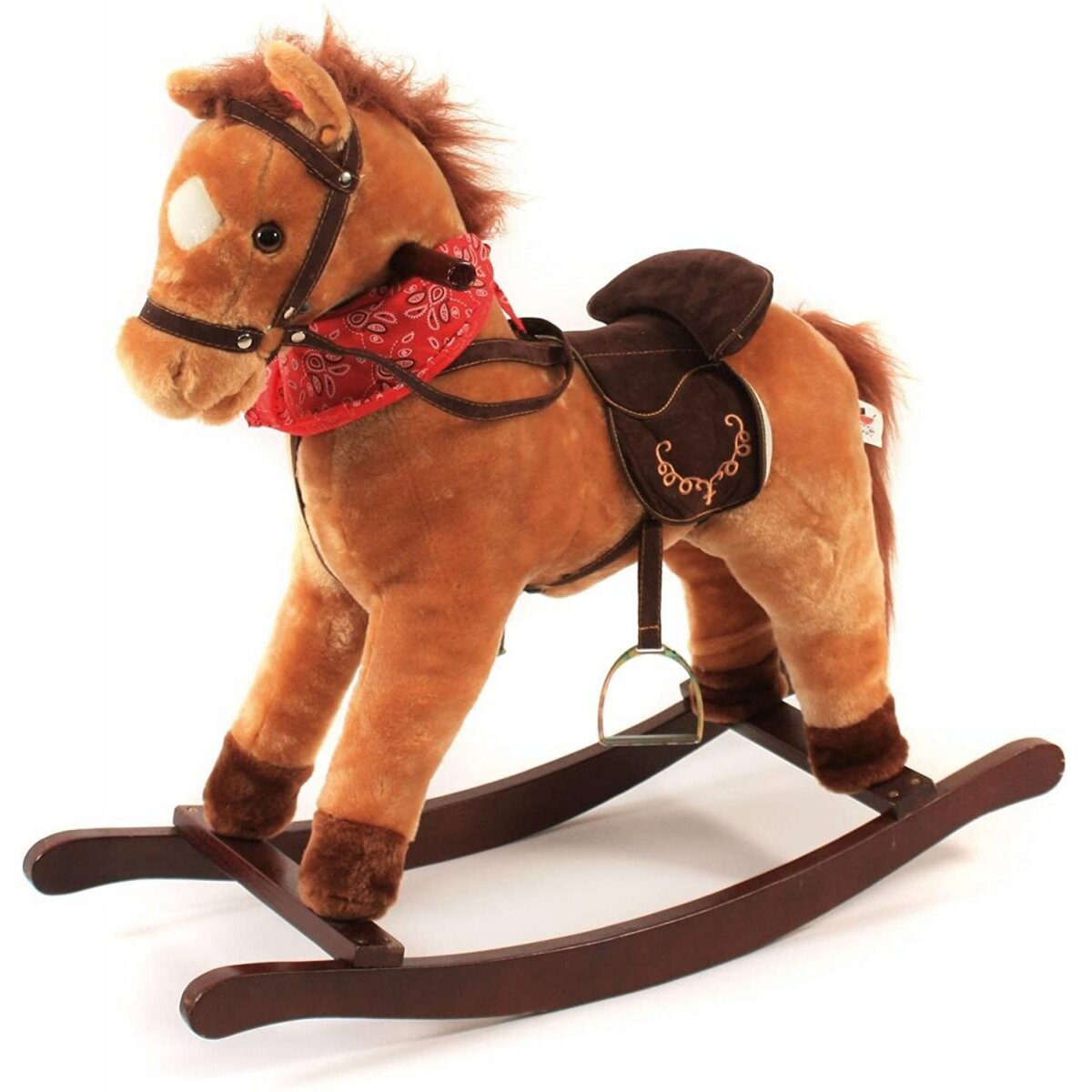 Bayer Design Cheval bascule 46cm Marron pas cher Auchan