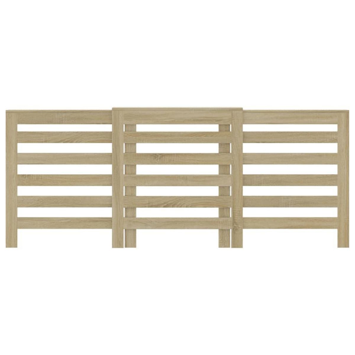 VIDAXL Cache-radiateur chene sonoma 205x21,5x83,5 cm bois d'ingenierie