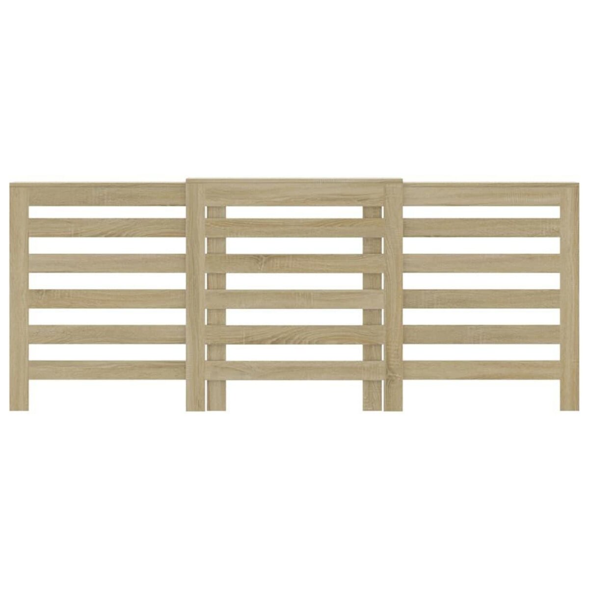 VIDAXL Cache-radiateur chene sonoma 205x21,5x83,5 cm bois d'ingenierie