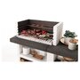 EASY GARDEN BY PALAZZETTI Barbecue fixe charbon de bois en pierre sans hotte et avec plan de travail Menton 3