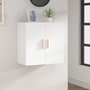 Voir la diapositive 1 : VIDAXL Armoire murale Blanc 60x30x60 cm Bois d ingénierie