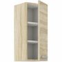 Voir la diapositive 5 : MARKET24 Armoire 30 x 31,6 x 72 cm Chêne