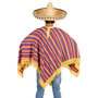 Voir la diapositive 3 : FUNNY FASHION Déguisement Poncho Tequila sunrise - Adulte