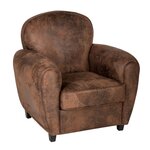 ATMOSPHERA Fauteuil Club Stanis - Marron
