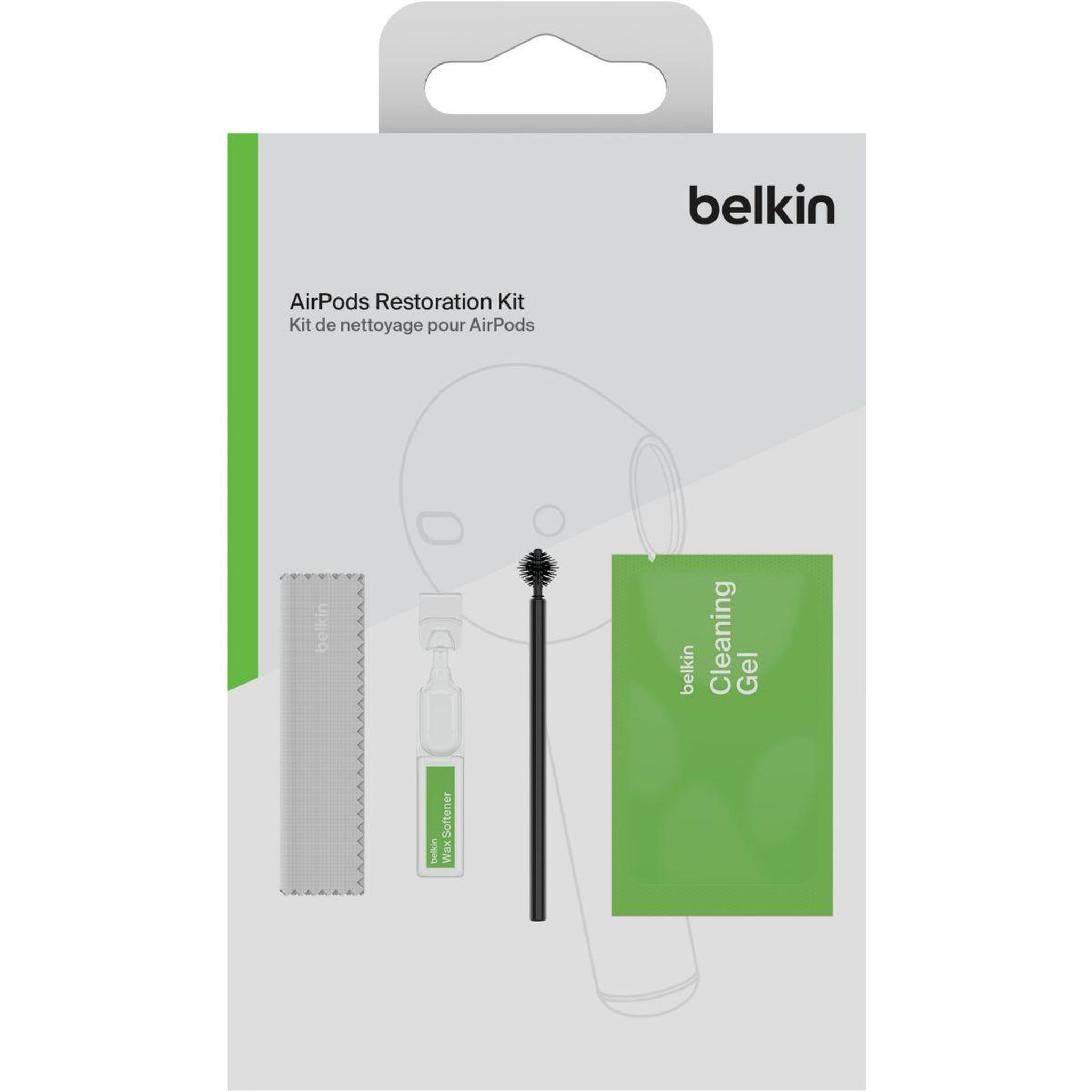 Voir la diapositive 3 : Belkin Kit Nettoy. pour écouteur
