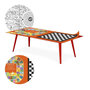 Voir la diapositive 1 : Paris Prix Table Basse 2 Covers  Kid  120cm Rouge