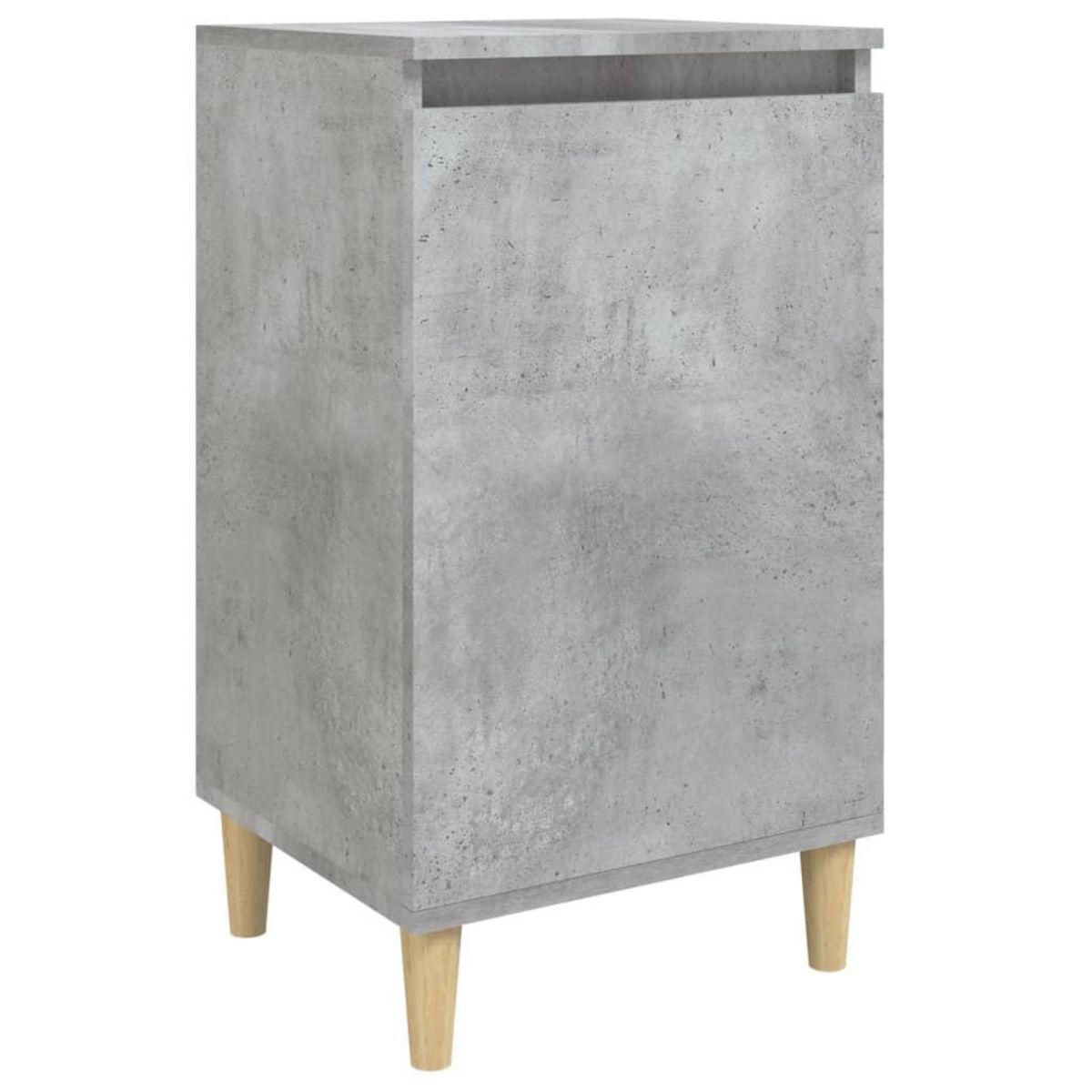 VIDAXL Table de chevet gris beton 40x35x70 cm bois d'ingenierie