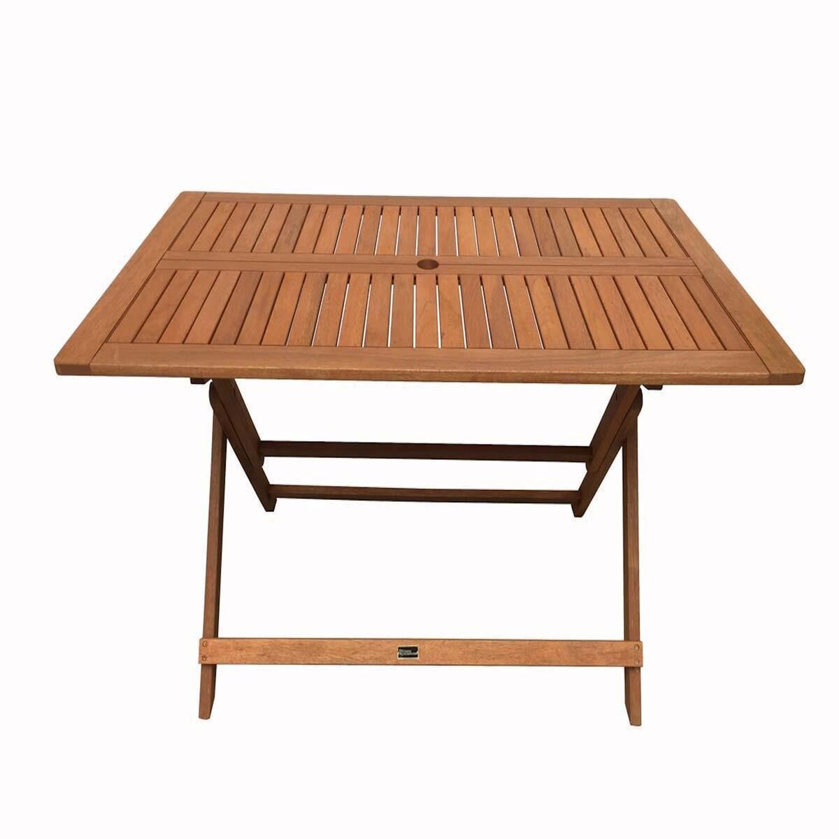 Habitat et Jardin Table pliante bois exotique  Hong Kong  - Maple - 135 x 80 cm - Marron clair