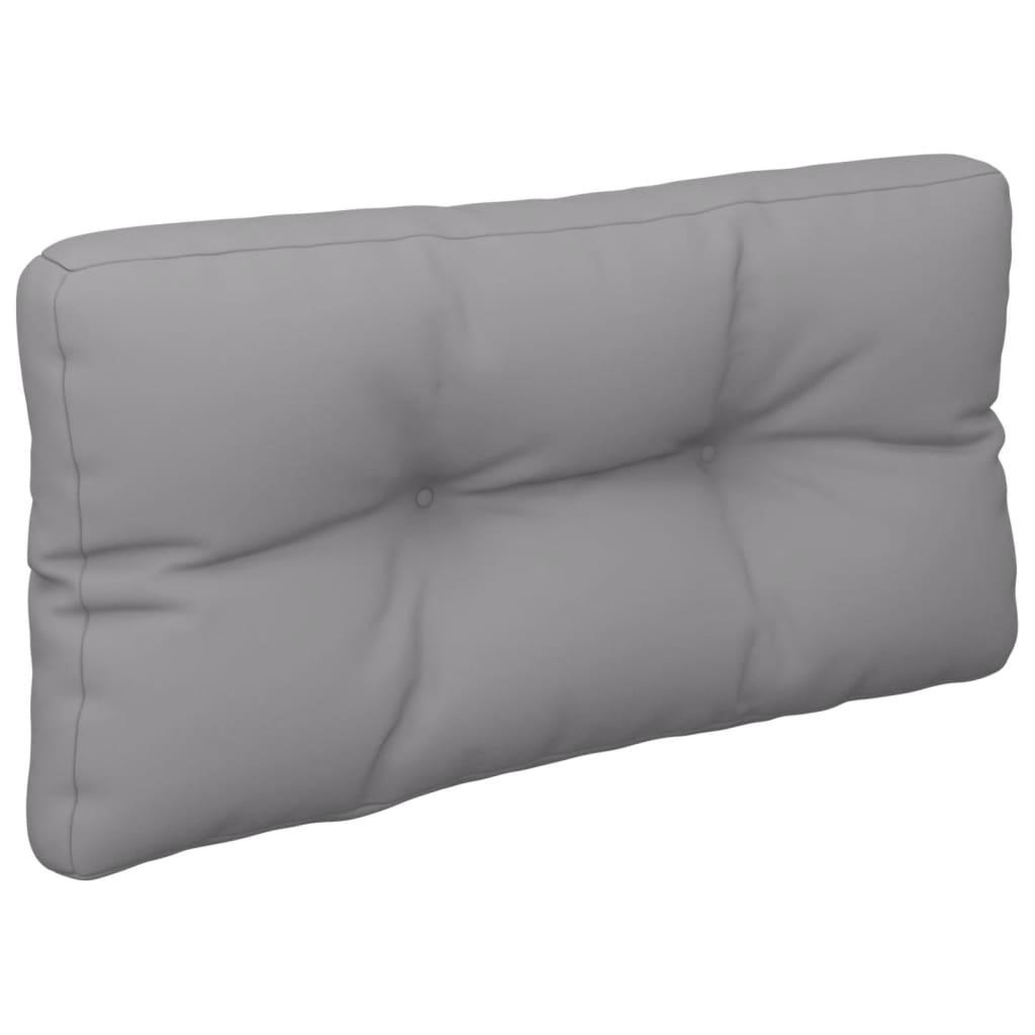 Voir la diapositive 5 : VIDAXL Coussins de palette lot de 2 gris tissu