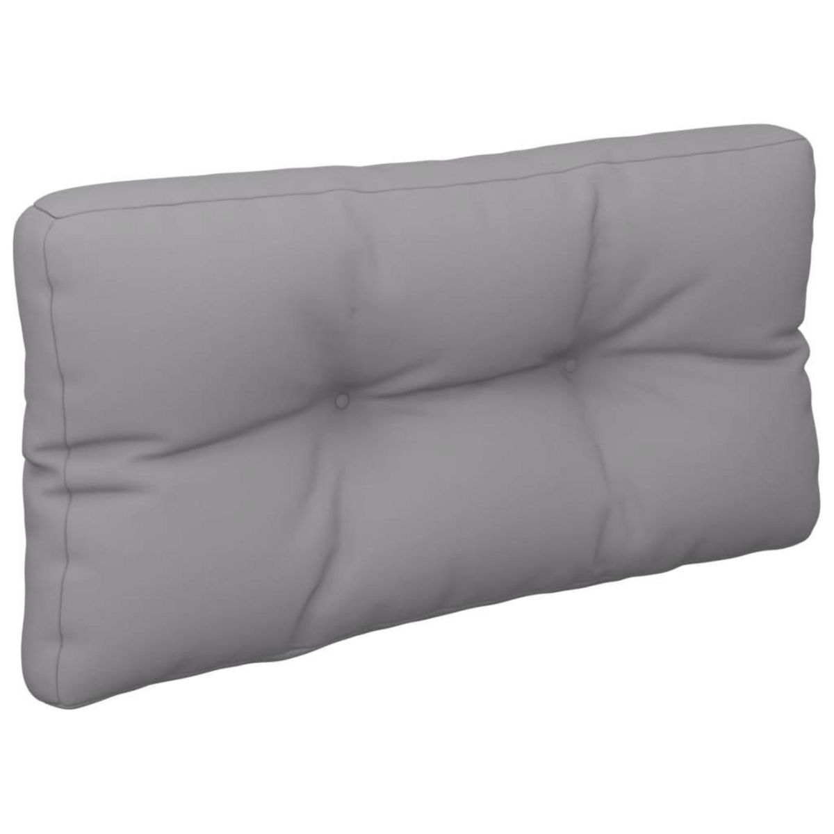 VIDAXL Coussins de palette lot de 2 gris tissu