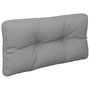 Voir la diapositive 5 : VIDAXL Coussins de palette lot de 2 gris tissu