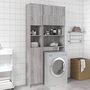 Voir la diapositive 1 : VIDAXL Armoire de bain Sonoma gris 32x25,5x190 cm Bois d'ingenierie