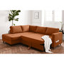 Voir la diapositive 3 : LISA DESIGN Anna - canapé d'angle gauche - 5 places - convertible - en velours